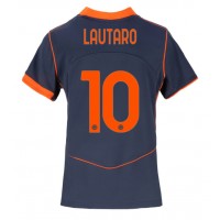 Inter Milan Lautaro Martinez #10 Tretí Ženy futbalový dres 2025-26 Krátky Rukáv
